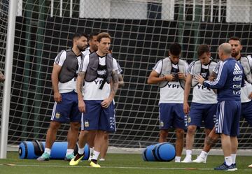 Barcelona 05 Junio 2018, EspaÃ±a
Entrenamiento de la Seleccion Argentina en el predio del Barcelona, Joan Gamper.

Foto Ortiz Gustavo
