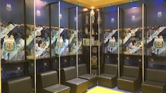 Así lucen los vestuarios de la Bombonera antes del choque