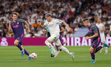 Valverde, con el Real Madrid.