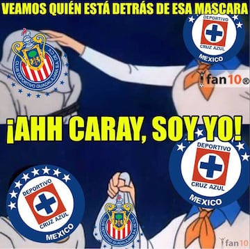 A reír un rato con los memes del Chivas vs Cruz Azul