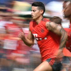 James y el reto de seguir por encima de Pogba, De Bruyne...