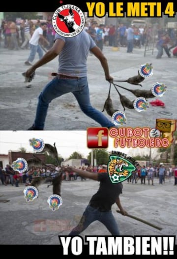 América y Chivas, goleados en la J3 y en los memes