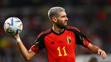 Carrasco, en un partido del Mundial con la selecci¨®n de B¨¦lgica.
