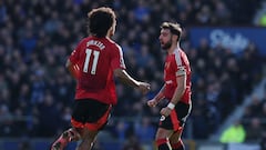 Everton2 -Manchester United 2: resumen, resultado y goles del partido