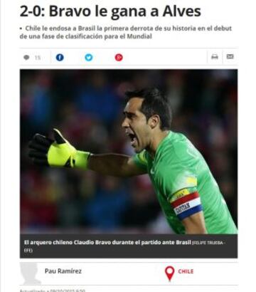 La prensa mundial se rinde ante la Roja