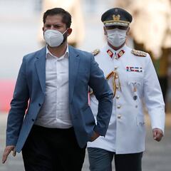 Boric se molesta con presencia de Ezzati y Errázuriz: cuál es el origen de su enojo