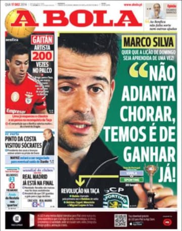 Portadas de la prensa deportiva