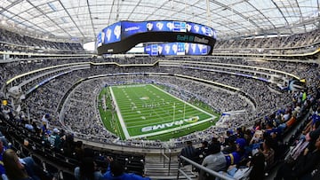 Dec 5, 2021; Inglewood, California, USA; General view as the Los Angeles Rams play against the Jacksonville Jaguars during the second half at SoFi Stadium. Mandatory Credit: Gary A. Vasquez-USA TODAY Sports