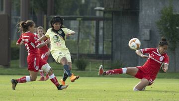 En el triunfo de América sobre Toluca que le dio el pase a semifinales a las de Coapa, Lucero Cuevas impuso una marca nueva en la Liga MX Femenil al marcar gol al segundo 26.