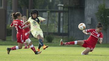 En el triunfo de Am&eacute;rica sobre Toluca que le dio el pase a semifinales a las de Coapa, Lucero Cuevas impuso una marca nueva en la Liga MX Femenil al marcar gol al segundo 26.