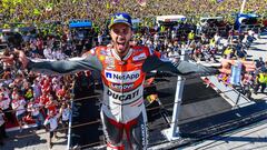 Dovizioso es el tercer italiano con m&aacute;s triunfos en MotoGP.