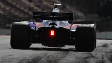 MONTMELO, SPAIN - MARCH 08: Carlos Sainz of Spain driving the (55) Scuderia Toro Rosso STR12 leaves the pits during day two of Formula One winter testing at Circuit de Catalunya on March 8, 2017 in Montmelo, Spain. (Photo by Mark Thompson/Getty Images)