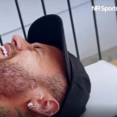 Neymar screams in agony during injury recovery process
