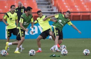 Primer entrenamiento de La Roja en Washington