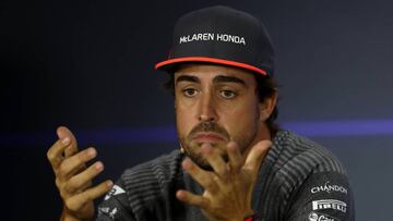 Alonso en Singapur.