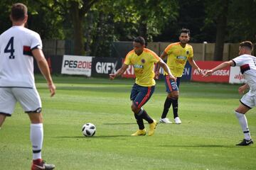 La Selección Colombia jugó un amistoso a puerta cerrada ante la Primavera del Genoa en Milanello, en el cual José Pékerman puso a prueba los esquemas y variantes que ha trabajado en los últimos días. James y Cristian Zapata, los ausentes. Otro que no tuvo acción fue José Fernando Cuadrado por decisión técnica.