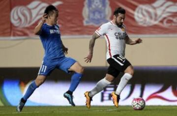 Ezequiel Lavezzi del Hebei CFFC, 14 millones de euros al año.