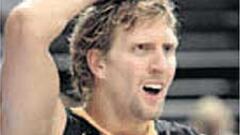 Todos pendientes del alemán Dirk Nowitzki en Mallorca