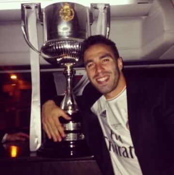 La fiesta del campeón desde las redes sociales. Carvajal.