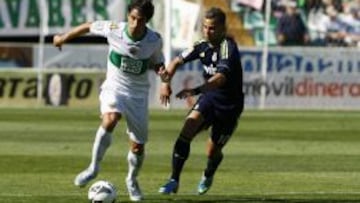 Etxeita durante un partido contra el Castilla el 26 de mayo.
