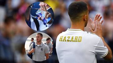 El jugador belga del Real Madrid, Eden Hazard.