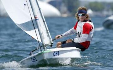 Andrés Ducasse logró el bronce en la prueba de 'sunfish'.