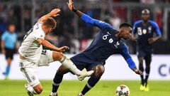 Francia y Alemania empataron a cero en el estreno de la Liga de Naciones.