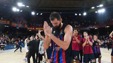 Mirotic, tras un partido contra el Panathinaikos.