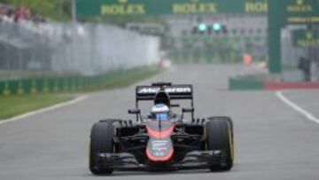 Alonso fue noveno en los primeros libres y decimoquinto en los segundos.