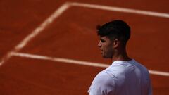 Carlos Alcaraz, en Roland-Garros