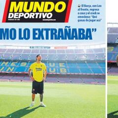 Messi, la foto de la esperanza