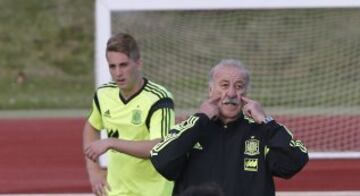 Del Bosque y Deulofeu.