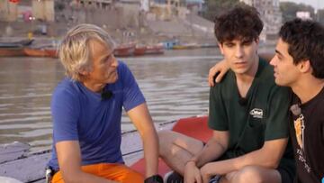 Los Javis con Jesús Calleja en "Planeta Calleja".