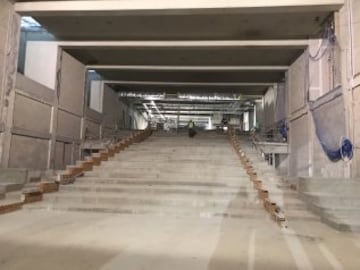 Las imágenes de las obras del Wanda Metropolitano