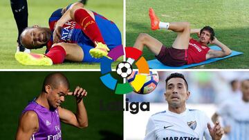 Estos son los lesionados y sancionados de la jornada 11 de la Liga Santander.