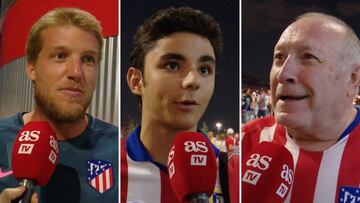 Simeone, Griezmann, Lemar, Sergio Ramos... la afición del Atleti 'se moja' antes del derbi