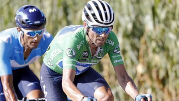 Los españoles en la Vuelta: Valverde cedió en La Rabassa