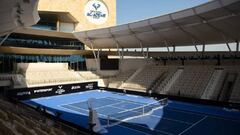 Imagen de una de las pistas de la Rafa Nadal Academy de Kuwait.