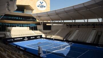 Imagen de una de las pistas de la Rafa Nadal Academy de Kuwait.