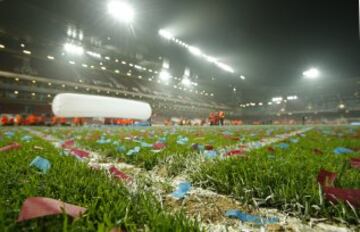 West Ham celebrations after the last game at the Boleyn Ground