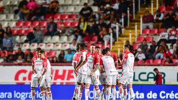 Edgar Mendez of Necaxa during the game Necaxa vs Pumas UNAM, corresponding to Round 14 of the Torneo Apertura 2023 of the Liga BBVA MX, at Victoria Stadium, on October 27, 2023. 

<br><br>

Edgar Mendez de Necaxa durante el partido Necaxa vs Pumas UNAM, correspondiente a la Jornada 14 del Torneo Apertura 2023 de la Liga BBVA MX, en el Estadio Victoria, el 27 de Octubre de 2023.