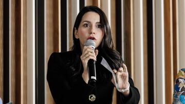 La portavoz de Ciudadanos (CS) en el Congreso, Inés Arrimadas, interviene durante un encuentro de Ciudadanos bajo el título, 'Mujeres radicalmente libres’, en la Terraza Ginkgo a 22 de mayo de 2023, en Madrid (España). Este es el primer acto en el que aparecen Arrimadas y Guasp juntas en el marco de la campaña de cara a las elecciones autonómicas y municipales del 28 de mayo.
22 MAYO 2023;MADRID;CIUDADANOS;ACTO DE CAMPAÑA;ELECCIONES;MUJERES RADICALMENTE LIBRES
Carlos Luján / Europa Press
22/05/2023