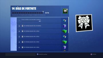 Fortnite Battle Royale: Desaf&iacute;os de 14 d&iacute;as de Fortnite