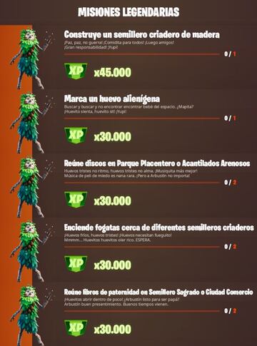 Fortnite Temporada 7: Misiones Legendarias de la Semana 7