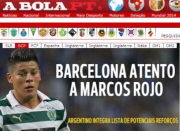 Portadas de la prensa extranjera