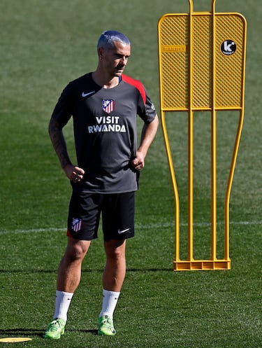 Antoine Griezmann durante el entrenamiento. 