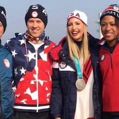Ivanka Trump se reunió con los atletas olímpicos en Pyeongchang