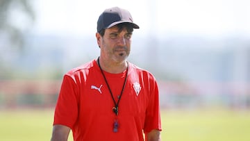 26-03-25. AITOR ZULAIKA, CESADO COMO ENTRENADOR DEL SPORTING ATLÉTICO.