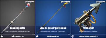 Todo el equipo de pesca de la Temporada 6 de Fortnite