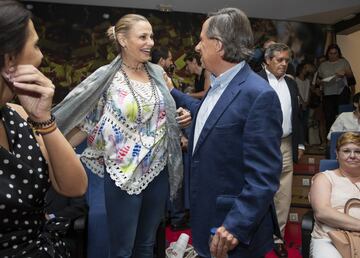 Coral Bistuer junto a Ignacio García de Vinuesa.